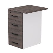 Тумба приставная Everprof EVO с топом 510х600x755 Белый/Дуб Пасадена