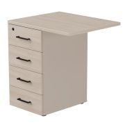 Тумба приставная Everprof EVO с топом 710х600x755 Кашемир/Дуб Соната