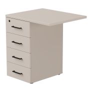 Тумба приставная Everprof EVO с топом 710х600x755 Кашемир