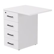 Тумба приставная Everprof EVO с топом 710х600x755 Белый