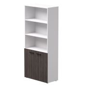 Шкаф полузакрытый Everprof EVO 800х383x1835 Белый/Дуб Пасадена