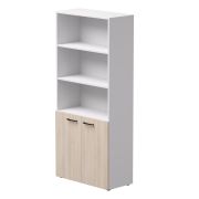 Шкаф полузакрытый Everprof EVO 800х383x1835 Белый/Дуб Соната