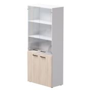 Шкаф комбинированный Everprof EVO 800х383x1835 Белый/Дуб Соната