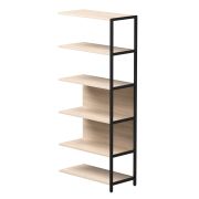 Полустеллаж металлический высокий Everprof EVO 805х385x1840 Дуб Соната/Черный