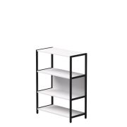 Стеллаж металлический средний Everprof EVO 830х385x1120 Белый/Черный