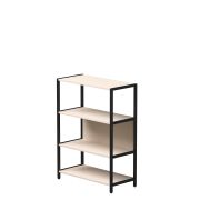 Стеллаж металлический средний Everprof EVO 830х385x1120 Кашемир/Черный