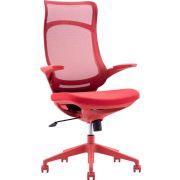 Кресло руководителя Everprof Spirit (Спирит) Сетка Красный