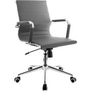 Кресло Everprof Leo T Экокожа Серый