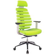 Эргономичное кресло Everprof Ergo Grey Ткань Салатовый