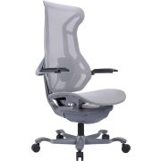 Эргономичное кресло Everprof Atom Grey (Атом Грэй) Сетка Серый