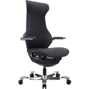 Эргономичное кресло Everprof Atom Black (Атом Блэк) Экокожа Черный