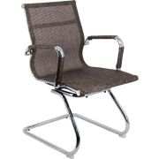 Кресло для посетителей Everprof Opera (Опера) CF Сетка Коричневый