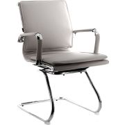 Кресло для посетителей Everprof Nerey CF Экокожа Серый