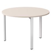 Стол переговорный Everprof EVO D1100 1100x755 Кашемир/Белый