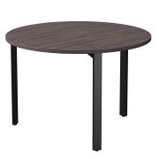 Стол переговорный Everprof EVO D1100 1100x755 Дуб Пасадена/Черный