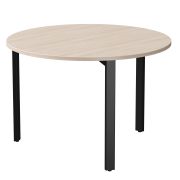 Стол переговорный Everprof EVO D1100 1100x755 Дуб Соната/Черный