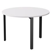 Стол переговорный Everprof EVO D1100 1100x755 Белый/Черный