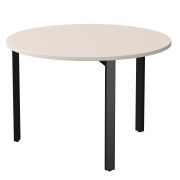 Стол переговорный Everprof EVO D1100 1100x755 Кашемир/Черный