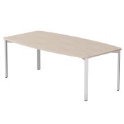 Стол переговорный Everprof EVO 2100х1100x755 Дуб Соната/Белый