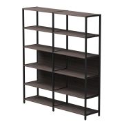 Набор стеллажных систем №6 Everprof EVO 1635x385x1840 Дуб Пасадена/Черный