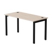 Стол прямой Everprof EVO на металлокаркасе 1380х670х755 мм Дуб Соната/Черный