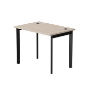 Стол прямой Everprof EVO на металлокаркасе 980х670х755 мм опоры 45гр Дуб Соната/Черный