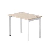 Стол прямой Everprof EVO на металлокаркасе 980х670х755 мм опоры 45гр Дуб Соната/Белый