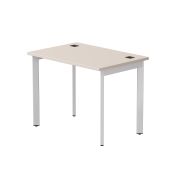 Стол прямой Everprof EVO на металлокаркасе 980х670х755 мм опоры 45гр Кашемир/Белый