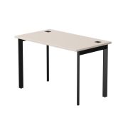 Стол прямой Everprof EVO на металлокаркасе 1180х670х755 мм опоры 45гр Кашемир/Черный