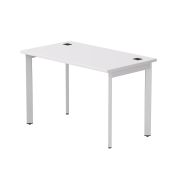 Стол прямой Everprof EVO на металлокаркасе 1180х670х755 мм опоры 45гр Белый/Белый