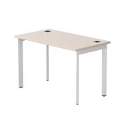 Стол прямой Everprof EVO на металлокаркасе 1180х670х755 мм опоры 45гр Кашемир/Белый