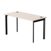 Стол прямой Everprof EVO на металлокаркасе 1380х670х755 мм опоры 45гр Кашемир/Черный