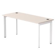 Стол прямой Everprof EVO на металлокаркасе 1580х670х755 мм опоры 45гр Кашемир/Белый