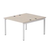 Бенч-система на 2 места Everprof EVO на металлокаркасе 1180х670(1370)x755 Дуб Соната/Белый