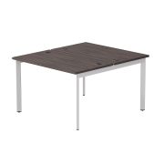 Бенч-система на 2 места Everprof EVO на металлокаркасе 1180х670(1370)x755 опоры 45гр Дуб Пасадена/Белый