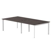 Бенч-система на 4 места Everprof EVO на металлокаркасе 2360х670(1370)x755 опоры 45гр Дуб Пасадена/Белый