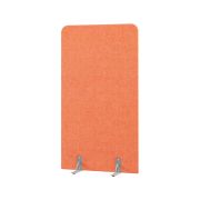 Перегородка акустическая прямая Everprof EVO Acoustic на опорах 1000х28х1800 Ткань Romeo 08