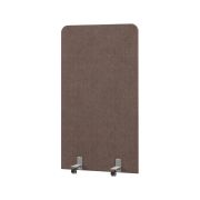 Перегородка акустическая прямая Everprof EVO Acoustic на роликовых опорах 1000х28х1800 Ткань Romeo 04