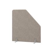 Перегородка акустическая со скосом Everprof EVO Acoustic на опорах 1400х28х1500 Ткань Kiton 04