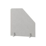 Перегородка акустическая со скосом Everprof EVO Acoustic на опорах 1400х28х1500 Ткань Kiton 05