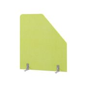 Перегородка акустическая со скосом Everprof EVO Acoustic на опорах 1400х28х1600 Ткань Romeo 07