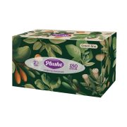 Косметические салфетки 180 штук в картонном боксе 2-слойн. Plushe Green Line(Плюше),2, 19335