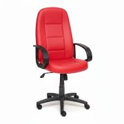 Кресло СН747 кож/зам, красный, Hugo red