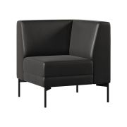 Модуль Everprof Gamma угловый Экокожа Черный