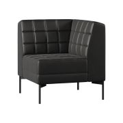 Модуль Everprof Delta угловой Металл Черный Экокожа Черный