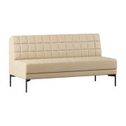 Модуль Everprof Delta трехместный Металл Черный Экокожа Бежевый