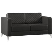 Диван Everprof Aston двухместный Экокожа Черный