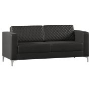 Диван Everprof Aston трехместный Экокожа Черный