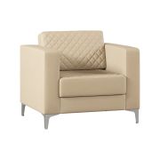 Кресло Everprof Aston Экокожа Бежевый