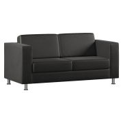 Диван Everprof Felix двухместный XL Экокожа Черный